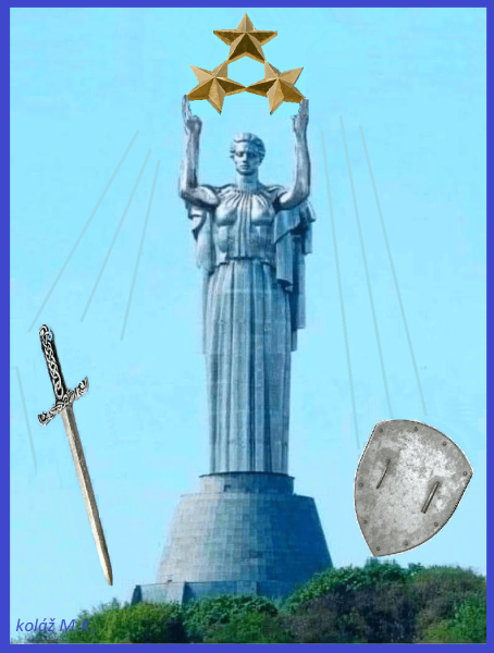 "Родина-мать" - "Україна-мати" odhodila bojovnú symboliku a sama je zmenila a novú - MIEROVÚ